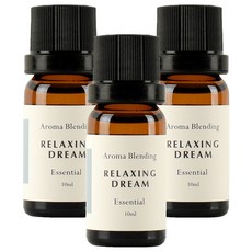 소소코 아로마블랜딩 에센셜오일 릴렉싱 드림, 3개, 10ml