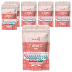 Smiling 百齡 乳酸酵素漱口水 水果薄荷, 60個, 10ml