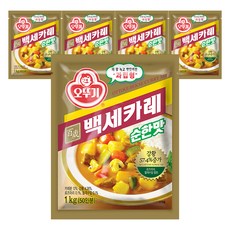 OTTOGI 不倒翁 百歲咖哩粉 原味, 1kg, 5包