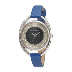 ROMANSON 女用皮革手錶 RWRLLL1B0100WHBK0 + 禮品包裝