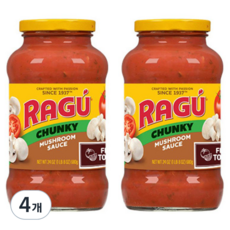 라구 청키 머쉬룸 소스, 680g, 4개