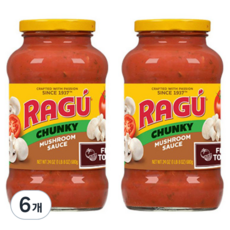 라구 청키 머쉬룸 소스, 680g, 6개