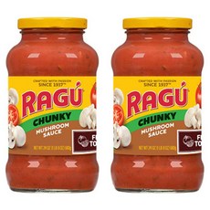 Ragu 超級厚實的蘑菇醬, 2個, 680g