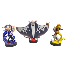 Nintendo 任天堂 amiibo 魚漿幫 曼曼/莎莎/鬼福 斯普 3 14歲以上, 1組