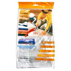 真空壓縮袋 中號 節省75%空間, 10包, 10入