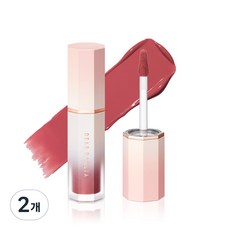 디어달리아 블루밍 에디션 페탈 터치 플럼핑 립 벨루어 틴트, 허쉬, 3.8g, 2개