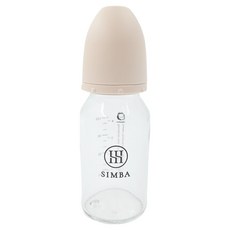Simba 小獅王辛巴 蘊蜜質金玻璃標準防脹氣奶瓶 新生專用, 杏茶, 120ml, 1瓶