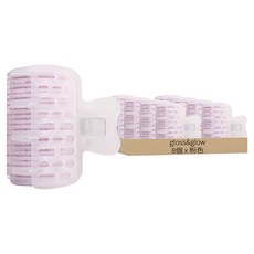 gloss&glow 全能髮捲 Floral Obzet, 粉色, 8件