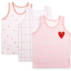 Maykids 女童款印花背心 3件組