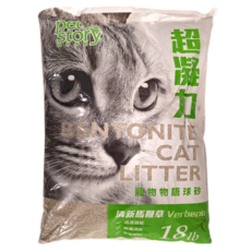 pet story 寵物物語 貓砂 球砂, 清新馬鞭草, 18lb, 1包