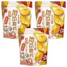 福味 厚切地瓜脆片 和三盆糖, 新食感全素, 140g, 3包