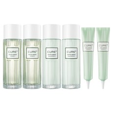 KIMJEONGMOON-ALOE Cure植萃綠化妝水 130ml+乳液 130ml+彈力緊緻乳霜 30g組, 2組