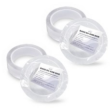 日常分享 縫隙阻擋 防水壓克力膠帶 3cm x 5m, 4個, 透明