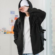 맨타임 TKZ 데일리 투웨이 3단쭈리 빅사이즈 후드집업