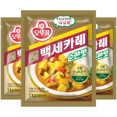 OTTOGI 不倒翁 百歲咖哩粉 原味, 1kg, 3包