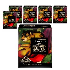 鮮一杯 蘇門答臘曼特寧濾掛咖啡 淨重1.27oz 36g, 9g, 4包, 6盒