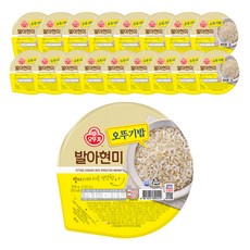 오뚜기 맛있는 밥 발아현미, 210g, 18개
