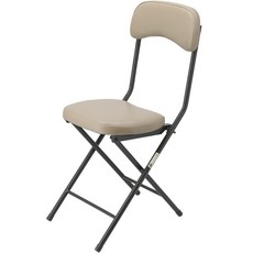 니토리 접이식 쿠션 스퀘어 심플 등받이 체어, 모카, 1개