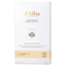 달바 화이트 트러플 더블 영양 보습 마스크팩 130g, 4개입, 1개