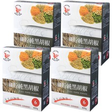 飛馬 細粉純黑胡椒, 600g, 不含人工澱粉, 香氣濃郁, 4盒