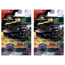 매치박스 쥬라기월드 베이직 싱글 어쏘트 JGL59 랜덤발송, 혼합색상, 2개