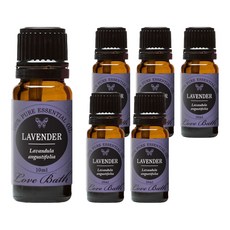 러브바스 아로마 에센셜 오일 라벤더, 10ml, 01_라벤더, 6개