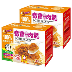 Mom's Kitchen 媽媽的廚房 寶寶專用肉鬆 原味, 100%無添加豆粉, 獨立包裝, 細緻口感, 13g, 2盒