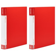 Lan CHYn 連勤牌文具 pp四孔1/d型夾 lc-9004d r, 紅色, 2入