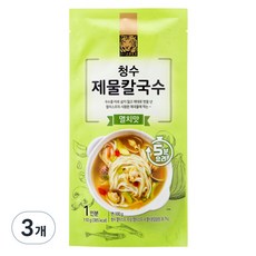 청수식품 멸치 칼국수, 3개, 110g