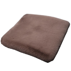 홍홍마켓 겨울용 따뜻한 부드러운 자동차 시트 싱글 48 x 48 cm, 브라운, 1개