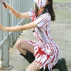 血跡護士服, 1個, 混色