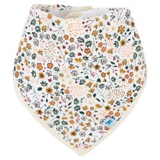 Little Unicorn 三角圍兜 100%純棉, 復古壓花, 4件, 1組