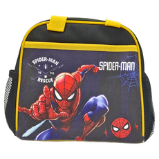 MARVEL 漫威 蜘蛛人單層便當袋, 26 x 23 x 15cm, 黑色 + 黃色