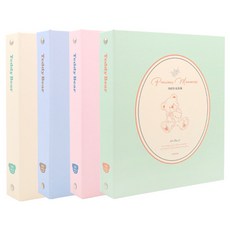 Bfancy Teseum 泰迪熊牛奶口袋相簿 102 x 152 mm, 40張, 香草牛奶, 哈密瓜牛奶, 藍莓牛奶, 草莓牛奶