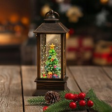 Leto 聖誕雪球LED小夜燈, 聖誕樹