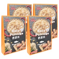 Nnutrinini 脆妮妮 寶寶粥 營養滿分鮭魚, 清爽無負擔 豐富鈣質 Omega-3 多樣蔬菜 均衡營養美味, 300g, 4盒