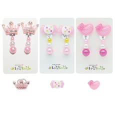 造型耳環戒指組 3組