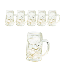 PAMIRE 帕米爾 握把式燒酒杯 高款, 6個, 無色