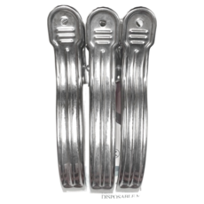 G+居家 超大款不鏽鋼加寬曬衣夾 曬被大開口款 Set 3 尺寸: 16x2.1cm, 1組