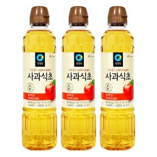 清淨園 韓國蘋果醋 料理用 500ml, 3瓶