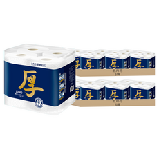 五月花 厚棒捲筒式廚房紙巾, 4捲, 12袋