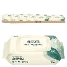Kleenex 舒潔 環保綠色濕紙巾 掀蓋式, 203g, 1入, 10包