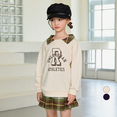 OWLEYBARN 女童健康風格紋上下套裝裙組