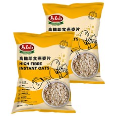 馬玉山 高纖即食燕麥片, 500g, 1包, 2包