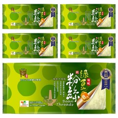 中農粉絲 頂級純綠豆粉絲 高纖, 210g, 5個