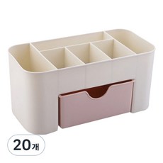 신중상점 심플 감성 화장품 선반, 핑크, 20개