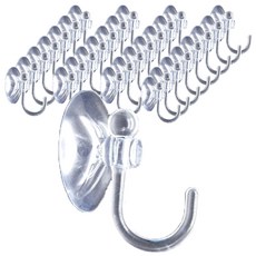 葉子小舖 吸盤掛勾4cm - 無痕掛勾、浴室掛勾, 透明色, 80個