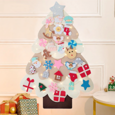 半島良品 DIY毛氈裝飾聖誕樹, 韓系, 1入
