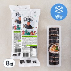 제주잇 제주유채 야채 곤약비건김밥 (냉동), 220g, 8입