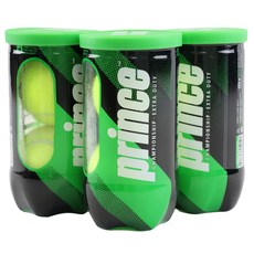 prince 冠軍網球罐頭球 2p, 綠色, 3個